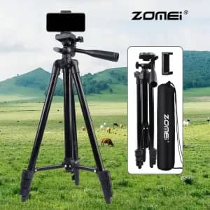 zomei-trepied-en-aluminium-noir-de-1397-cm-avec-clip-pour-telephone-et