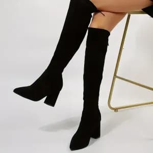 bottes-a-talons-epais-de-couleur-unie-pour-femmes-bottes-habillees-a-b