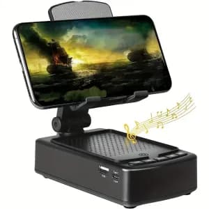 support-de-telephone-haut-parleurs-sans-fil-avec-support-antiderapant-