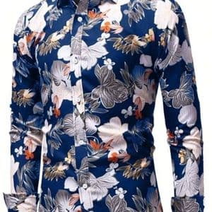 chemise-boutonnee-a-imprime-floral-pour-hommes