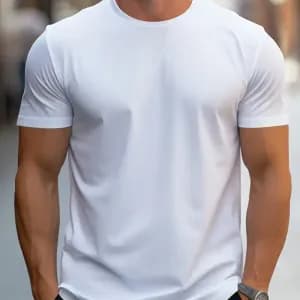 t-shirt-a-manches-courtes-et-col-rond-pour-homme