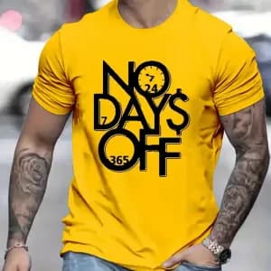 t-shirt-imprime-no-days-off-t-shirts-pour-hommes