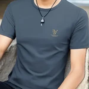 t-shirt-dete-confortable-en-tricot-pour-homme