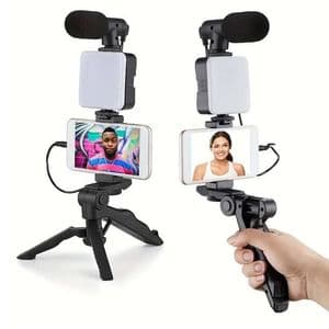 selfie-stick-stabilisateur-de-selfie-portatif-support-dinterview-vlog
