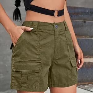 short-a-poches-inclinees-de-couleur-unie-short-taille-haute-decontract