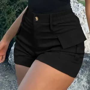 short-cargo-taille-haute-avec-poche-a-rabat-short-tendance-pour-les-va