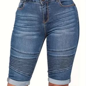 short-bermuda-en-denim-extensible-decontracte-pour-femme-short-en-deni