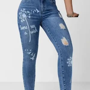 jean-skinny-imprime-lettre-et-oiseau-coupe-slim-extensible-trous-dechi