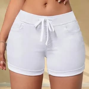 short-en-jean-coupe-skinny-decontracte-a-ourlet-retrousse-et-cordon-de