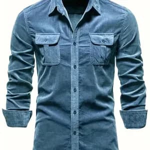 chemise-daffaires-en-velours-cotele-pour-hommes