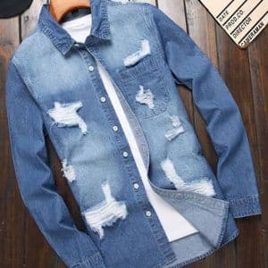 chemise-en-jean-dechiree-pour-hommes-2