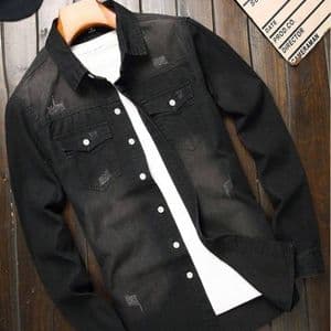 chemise-en-jean-patchee-avec-poche-delavee