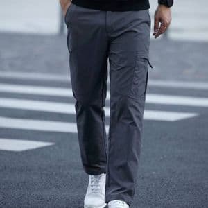 pantalon-cargo-a-poche-de-couleur-unie-pour-hommes