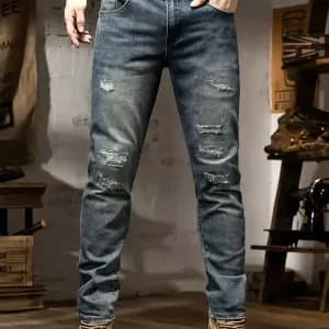 jean-slim-decontracte-dechire-et-use-pour-homme