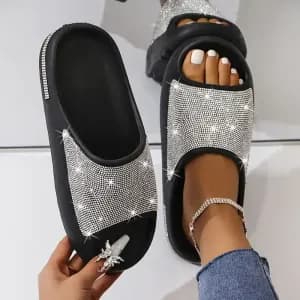 claquettes-a-paillettes-de-couleur-unie-pour-femmes