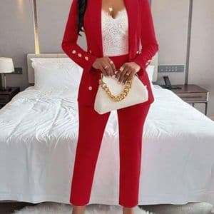 ensemble-deux-pieces-costume-a-col-a-revers-de-couleur-unie-blazer-et-