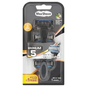 rasoir-max-shave-magnum-5-lames-pour-homme-avec-4-recharges-hybrides