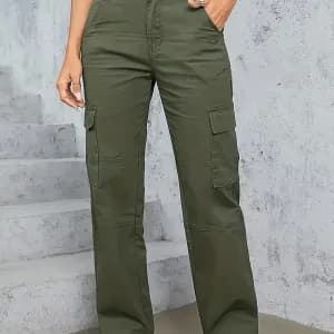 jean-cargo-coupe-droite-pour-fille-100-coton-pantalon-polyvalent-en-de