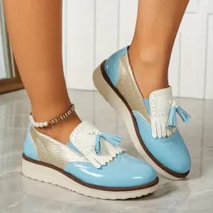 chaussures-richelieu-bicolores-pour-femme