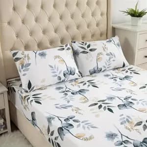 parure-de-lit-legere-en-polyester-imprime-floral-3-pieces-avec-1-drap-