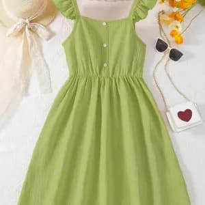 robe-elegante-sans-manches-a-volants-et-boutons-pour-filles-cadeau-de-