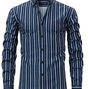 chemise-boutonnee-a-manches-longues-rayee-bleu-aqua-pour-homme--2rkb3z