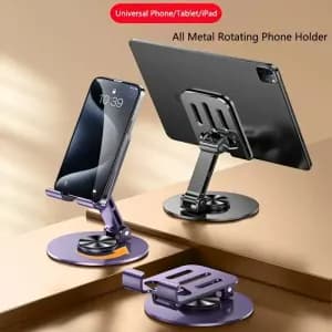 support-de-telephone-portable-en-metal-avec-bureau-rotatif-a-360