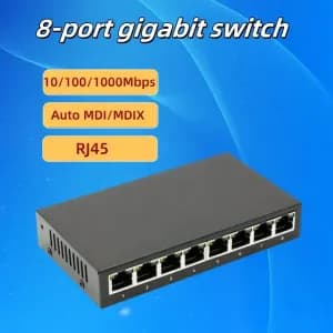 switchgigabitethernet58portsboitiermetalliqueportsrj45