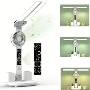 lampedebureauintelligenteavecventilateuretportestylocommandetactileusb