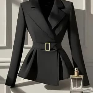 blazernoirstructurepourfemme