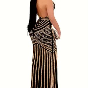 robeeleganteapaillettesetdecolleteenvprofondpourfemme