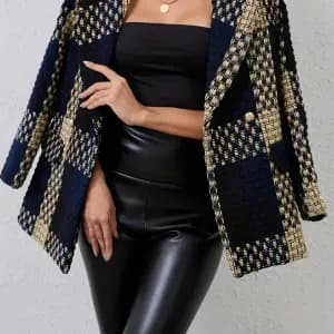 blazercroisechicacarreauxpourfemme