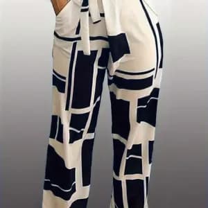 pantalondroitcolorblockpourfemme