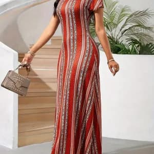 robedesoireeeleganteaimprimecachemirepourfemme