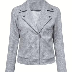 vestedecontracteechicgriseamotifsgeometriquespourfemme