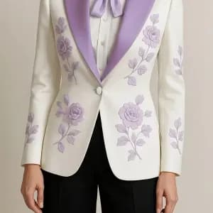blazerelegantamotiffloralpourfemme
