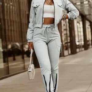 ensemblepantalonelastiqueamancheslonguesstylestreetwear