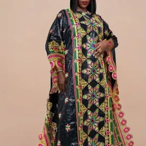robebouboutraditionnelleafricaineenbazinrichepourfemme
