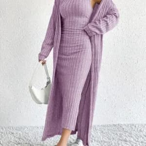 robecoteleeeleganteamancheslonguesetfentelateralepourfemme