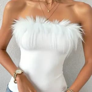 hautcaracoelegantsansbretellespourfemme