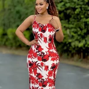 robeplisseeaimprimetiedyerobemoulantedeteafinesbretelles