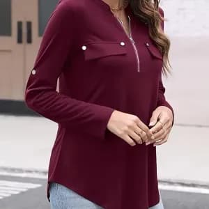 tshirtvertoliveamanches34ettaillefronceepourfemme