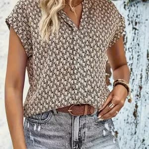 chemisierelegantamancheschauvesourisetcolenvpourfemme