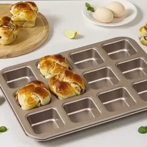 minimouleapain6cavitesplaquedecuissonenmetalantiadhesive