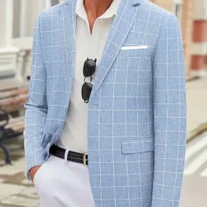 blazerbleuclairacarreauxpourhomme