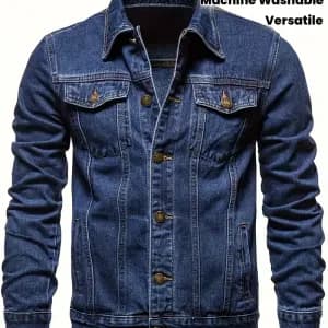 jacketenjeanclassiquenonextensiblepourhomme