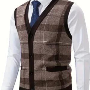 giletclassiqueentricotacarreauxpourhomme