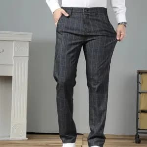 pantalonclassiqueacarreauxbleuroipourhomme