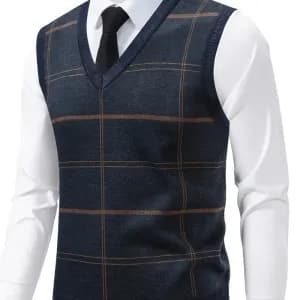 giletdecontracteacarreauxdoublepolairepourhomme