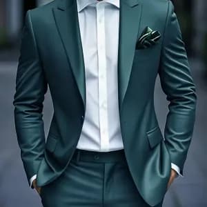 costumesmokinghommestylechampetretenuedeuxpiecesajustee